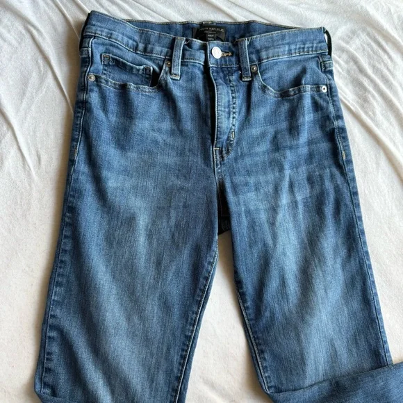 Banana Republic Dark Blue High Rise Slim Straight-Leg Jeans - Picture 4 of 6